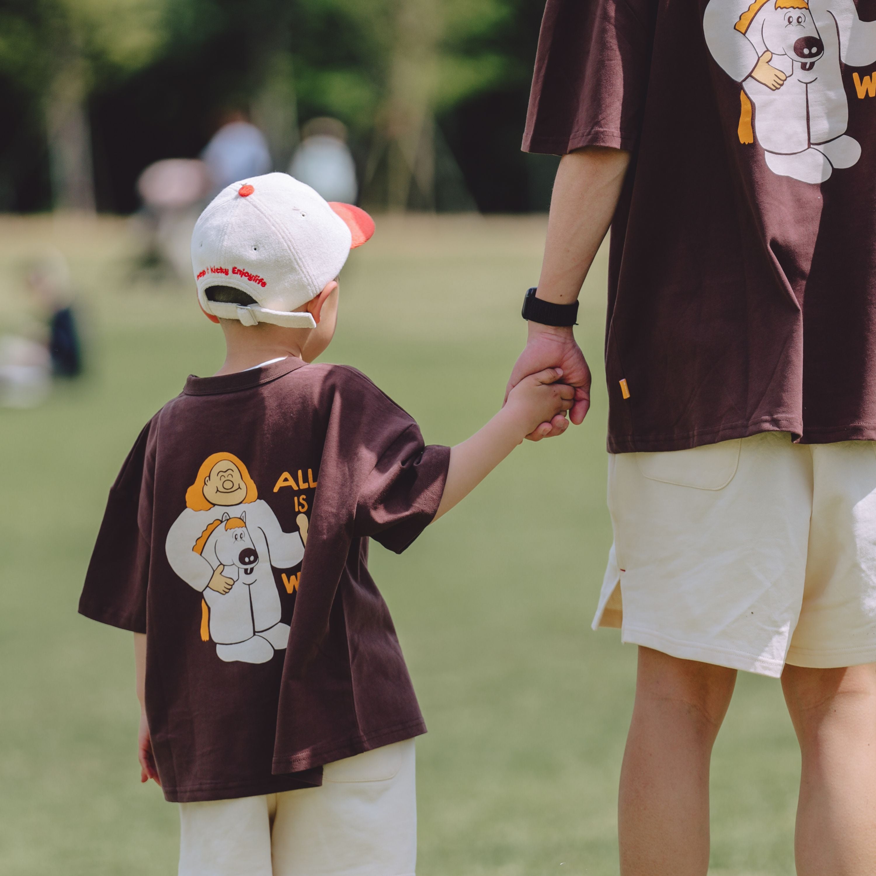umakuiku s/s Tshirt【brown】 – カッコイー