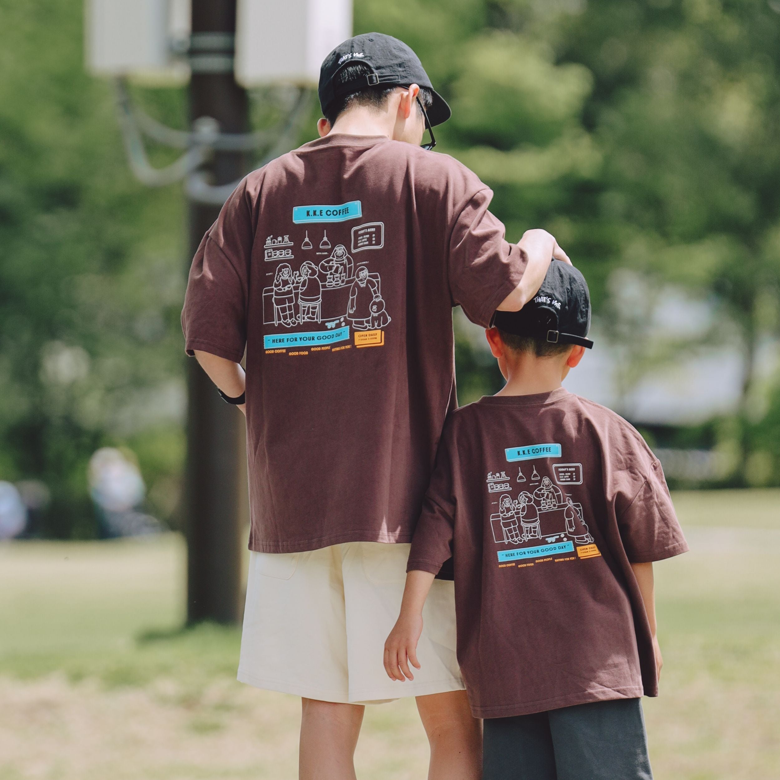 K.K.E coffee s/s Tシャツ【brown】 – カッコイー