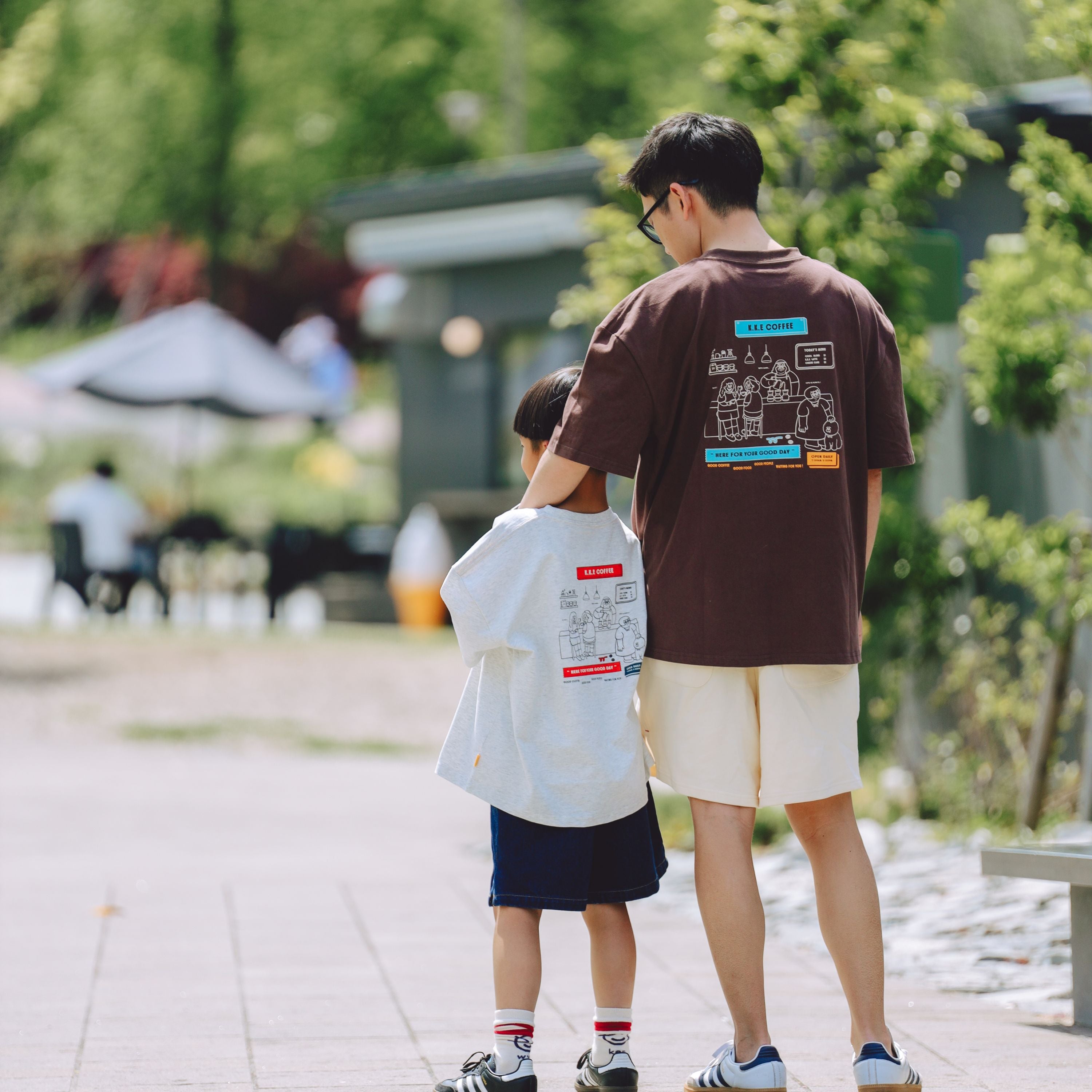 K.K.E coffee s/s Tshirts【ash】 – カッコイー