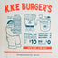 K.K.E burger s/s tshirts 【kinari】