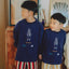 pizza l/s tshirts 【 navy 】