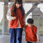 fleece vest 【 orange 】